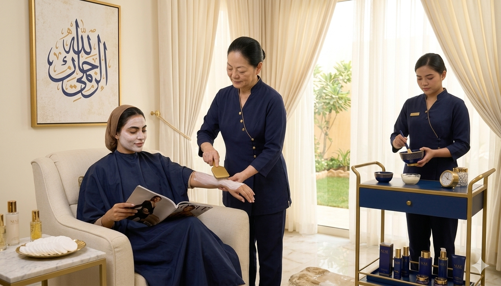 Package Premium (Foot Spa + Manicure + Pedicure with nail polish )